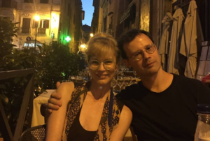 Susan Lyon and Scott Burdick in the South of France