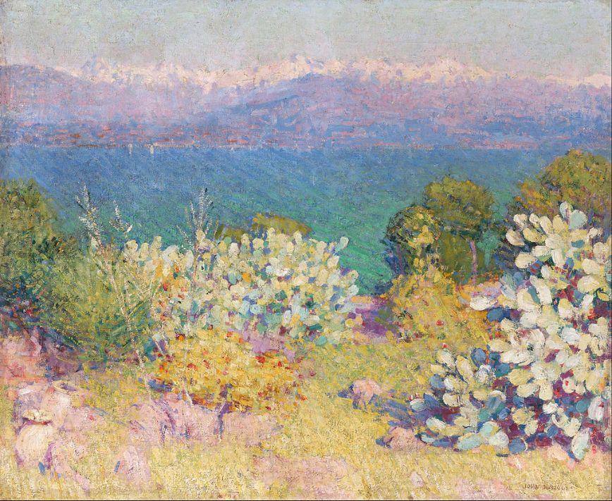 In the morning, Alpes Maritimes from Antibes, 1890-1891
