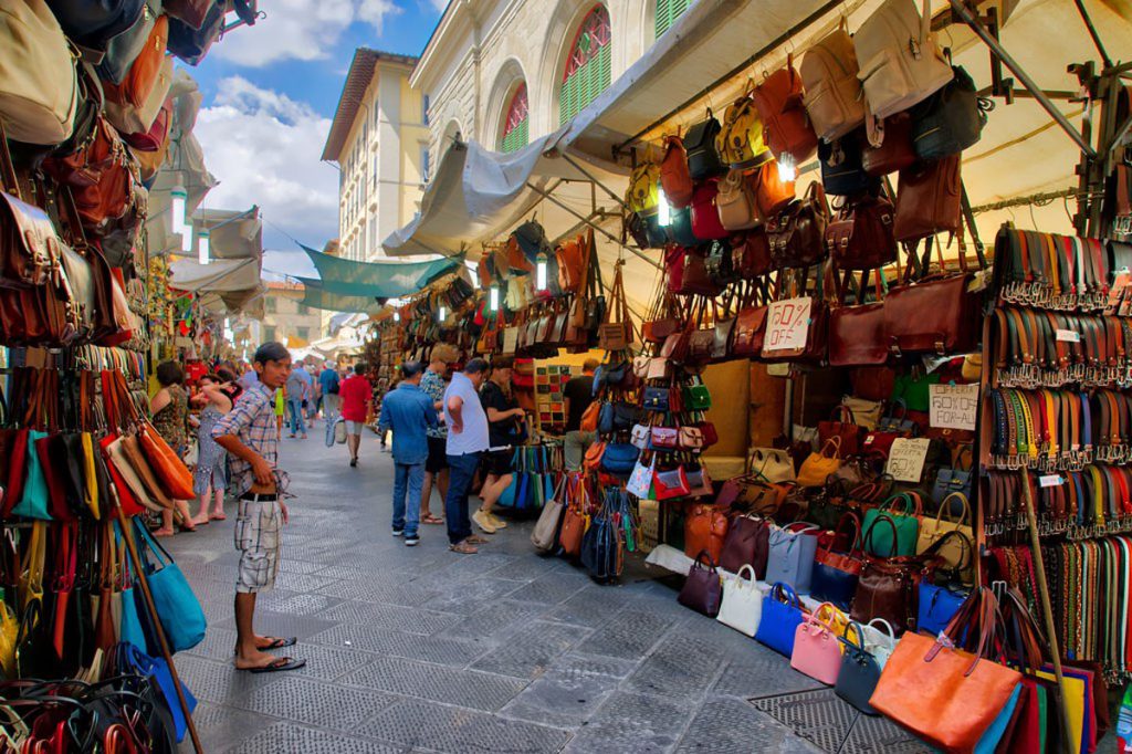 Florence-Leather-market
