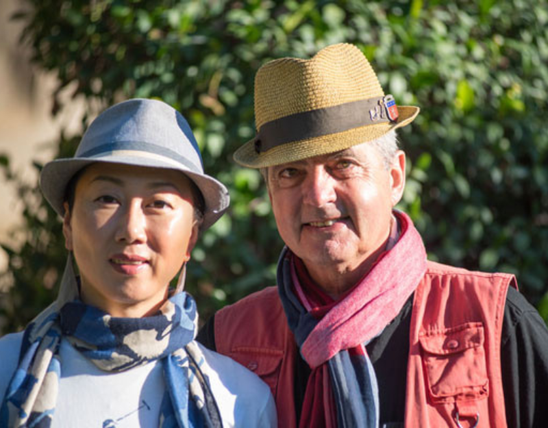 Joseph Zbukvic and Lisa Wang