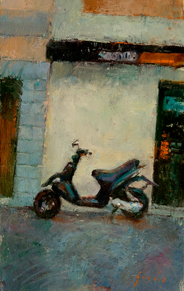 Avignon Mobylette by Julie Snyder