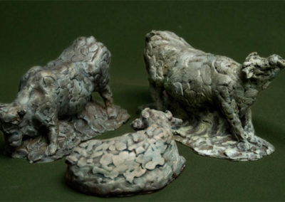 Bronze Charolais by Karen Cope