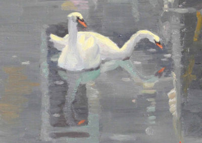 Two Swans Swimming – Lani Emmanuel