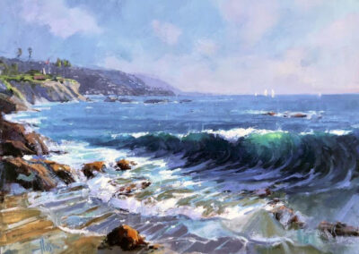 Surf Symphony, 18×24. Debra Huse